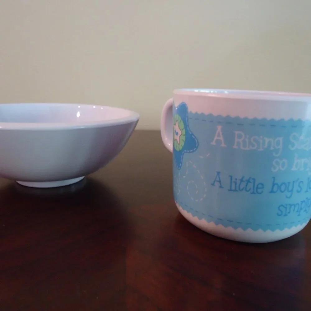 Enesco Melamine Dinnerware 5 Pieces RISING STAR